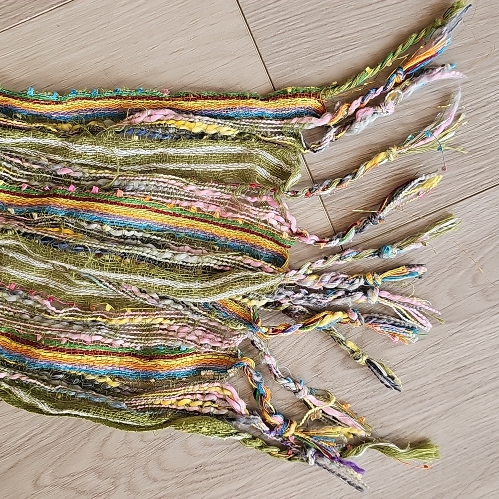 Multicolor Striped Scarf - Picture 4 of 7